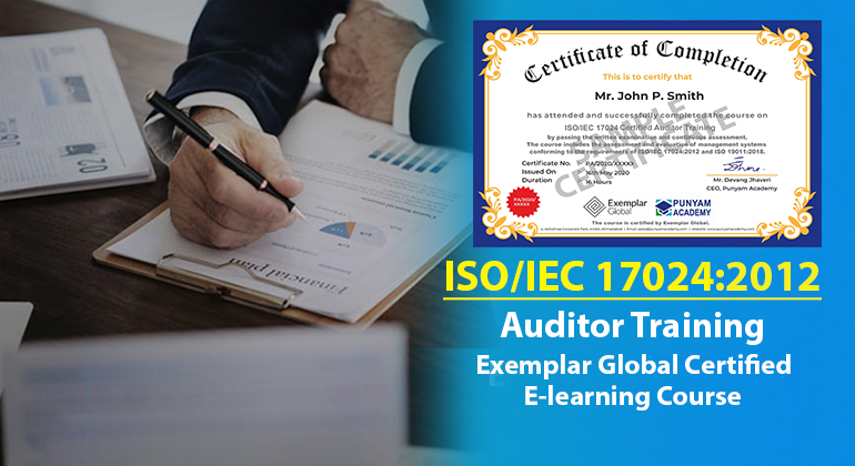 ISO 17024 auditor training